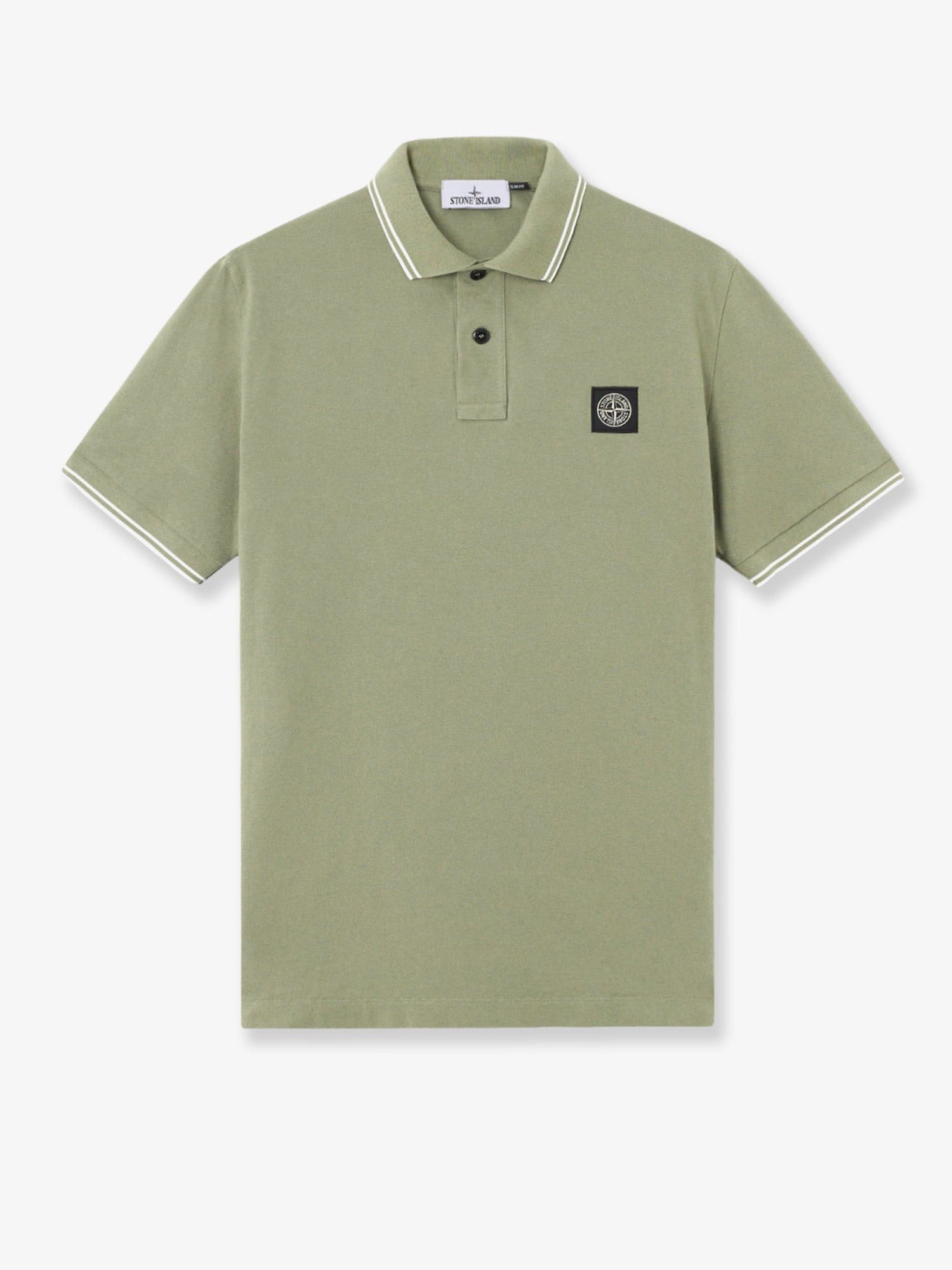 Stone Island Stretch Organic Cotton Polo Shirt Size US L / EU 52-54 / 3 - 1 Thumbnail