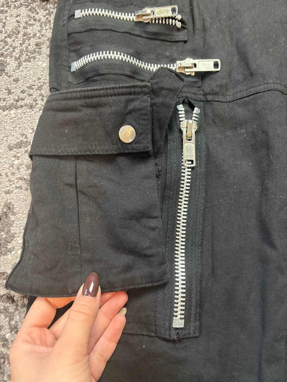 Japanese Brand Vixxsin Andre Men's Zipper Pants Ghotic Owens Style Opium Size US 35 - 5 Thumbnail