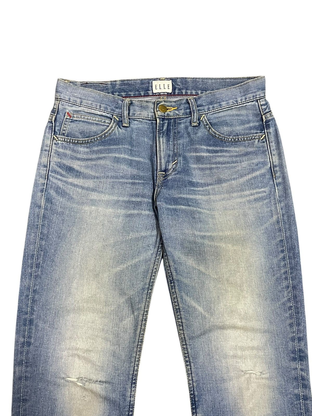 Lee Lee Rider x Elle Blue Fade Wash Ripped Jeans Limited Edition Size 31" - 3 Thumbnail