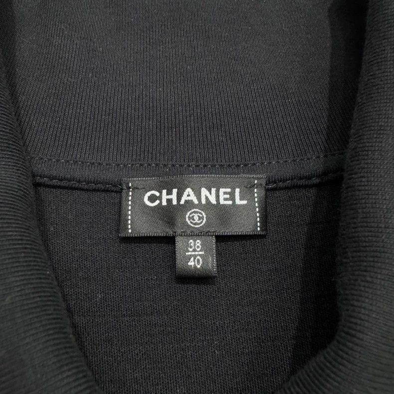 Chanel Chanel Rhinestone logo long sleeves 2505-Nextarrow Size S / US 4 / IT 40 - 2 Thumbnail