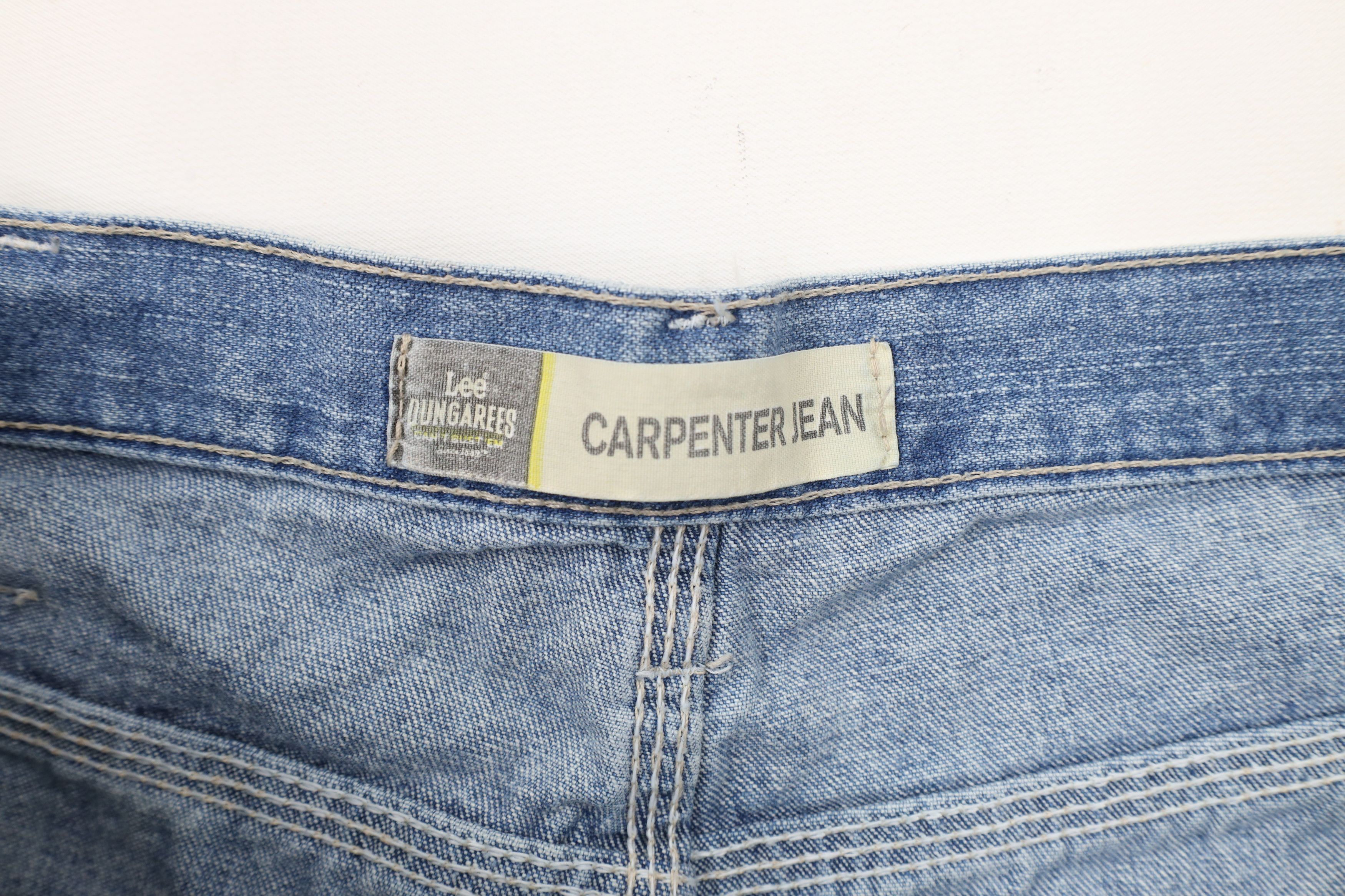 Lee × Vintage Vintage Y2K Lee Wide Leg Carpenter Denim Jeans Blue Size US 36 / EU 52 - 8 Thumbnail