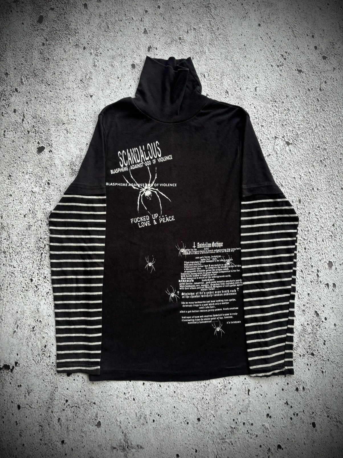 Hysteric Glamour Y2k Double layer Scandalous Punk Style Longsleeve Size US M / EU 48-50 / 2 - 1 Thumbnail