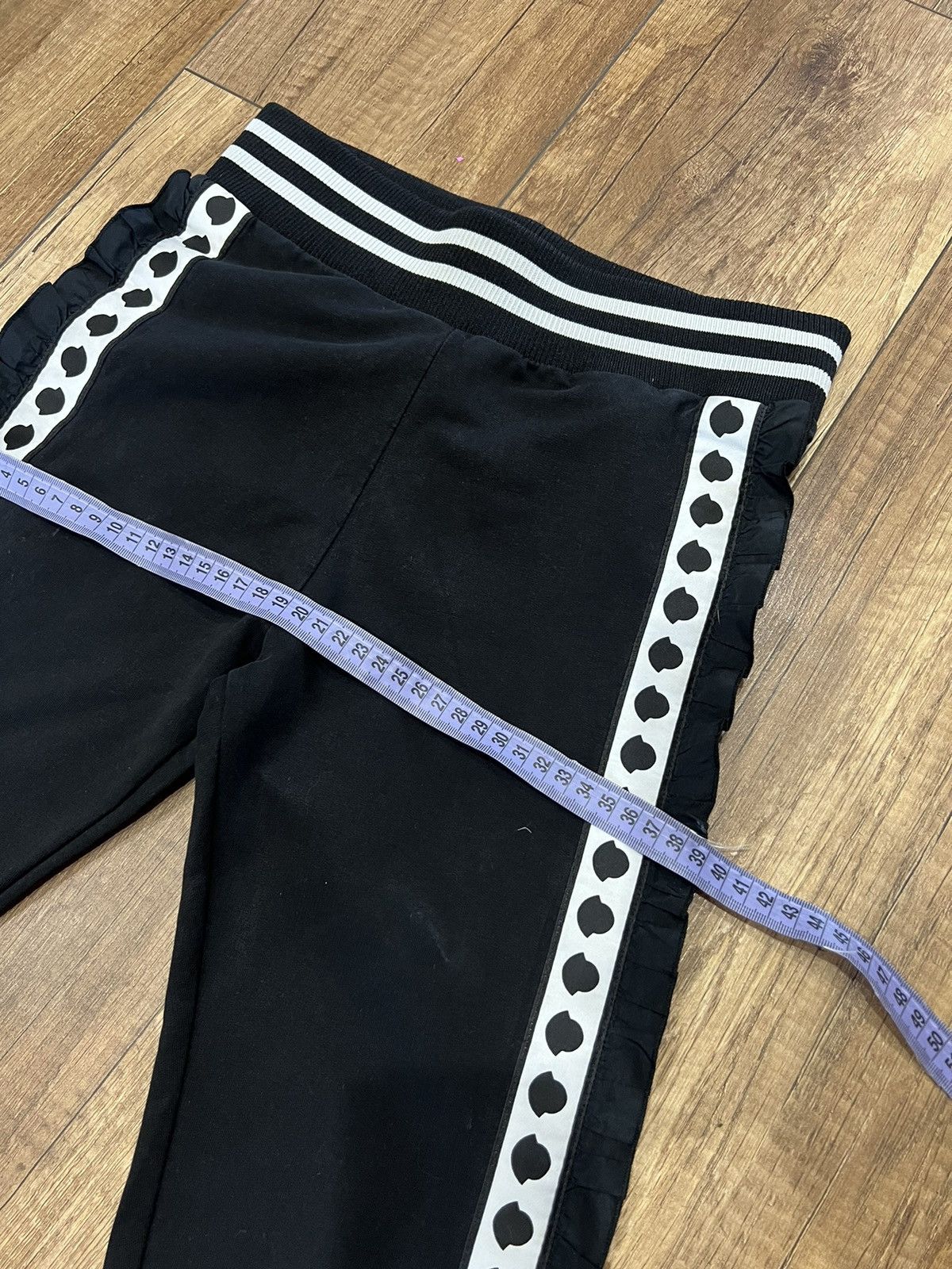 Moncler Moncler black multi logo leggings pants trousers Size 24" / US 00 / IT 34 - 7 Thumbnail