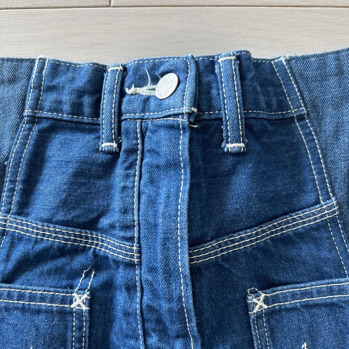 Comme des Garcons GANRYU COMME DES GARCON drop crotch split denim pants L 32 Size US 32 / EU 48 - 4 Thumbnail