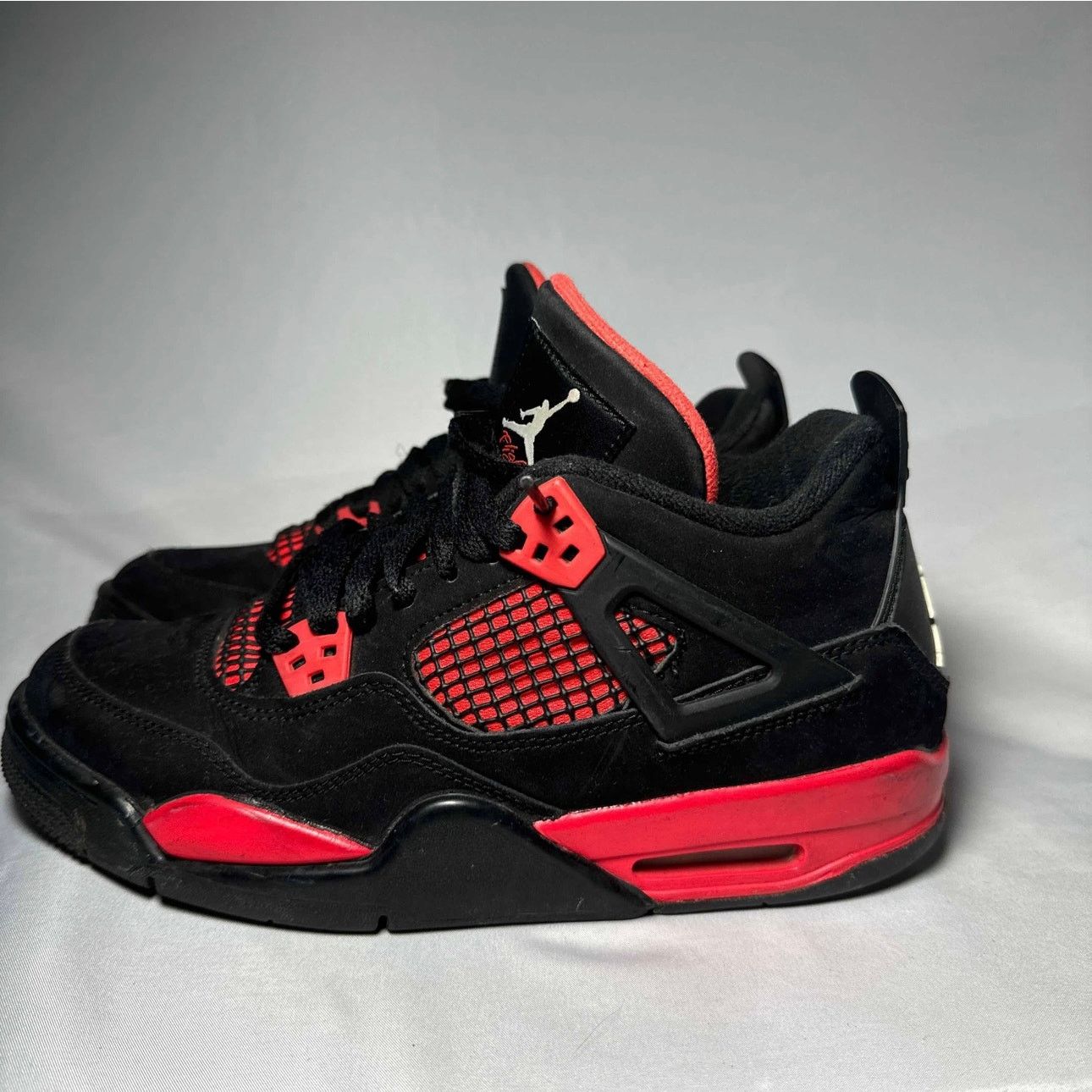 Jordan Brand × Nike Size 7 - Nike Air Jordan 4 Retro GS Red Thunder Men's Shoes Size US 7 / EU 40 - 8 Thumbnail