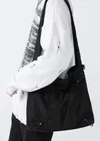 Japanese Brand Military utility ruched nylon messenger bag shoulder bag Size ONE SIZE - 4 Thumbnail