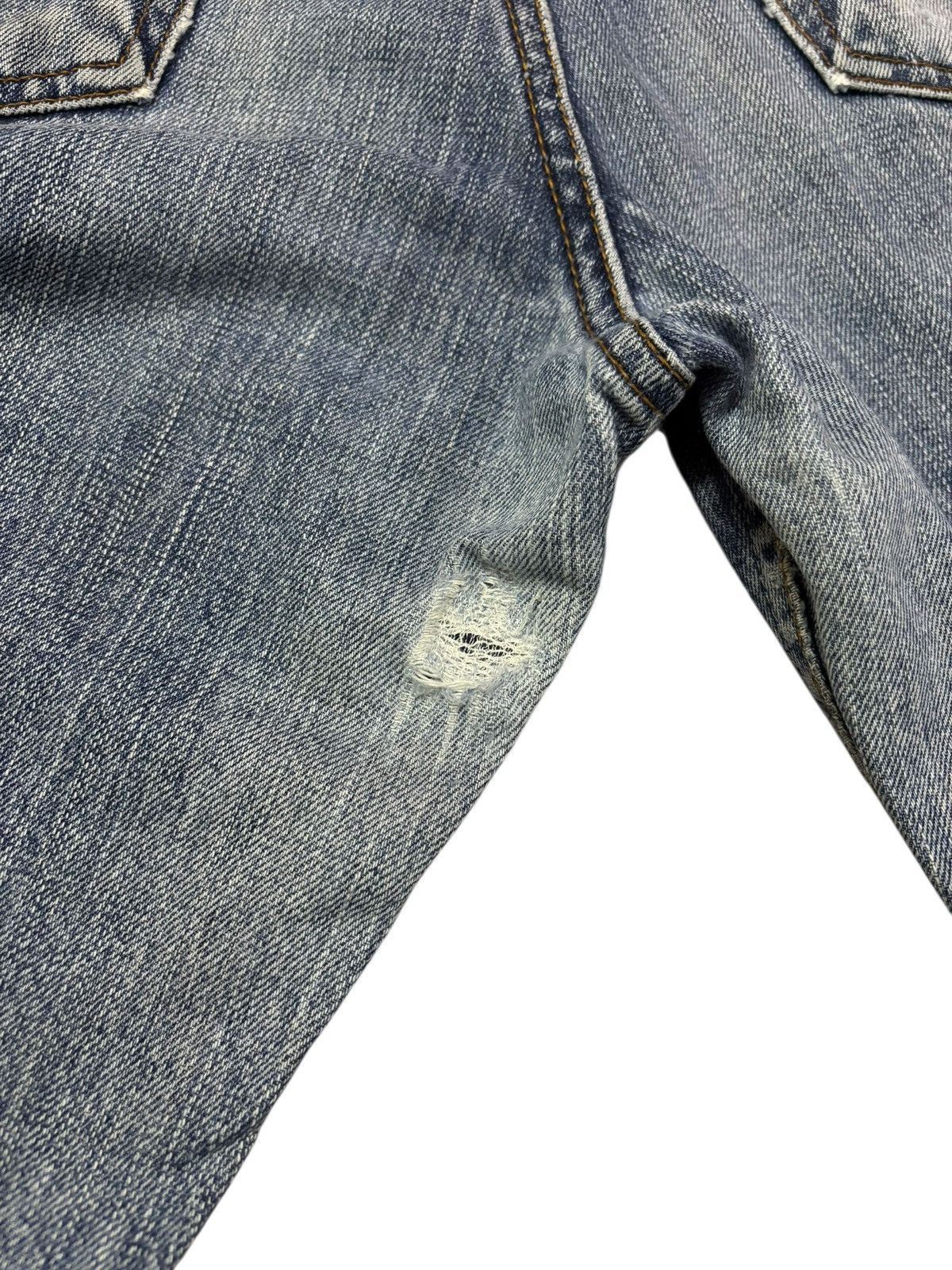 Levi's Vtg 90s Levis 502 Faded Distressed Jeans Size US 30 / EU 46 - 8 Thumbnail