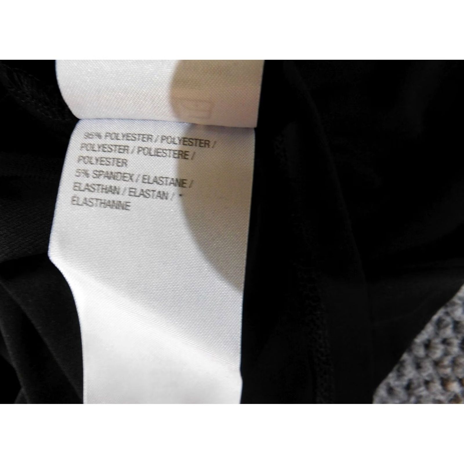 Vintage Susan Graver Dress XS Black A-Line Midi Sundress Stretch Casual Modern Women Size XS / US 0-2 / IT 36-38 - 6 Thumbnail