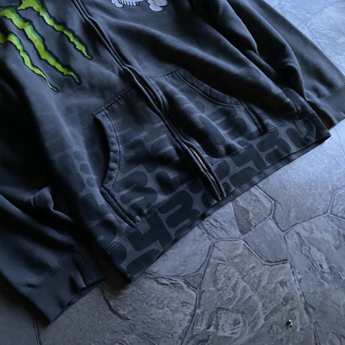 DC 2000s Y2K DC Shoes Monster Energy Racing Zip Hoodie Size US M / EU 48-50 / 2 - 7 Thumbnail