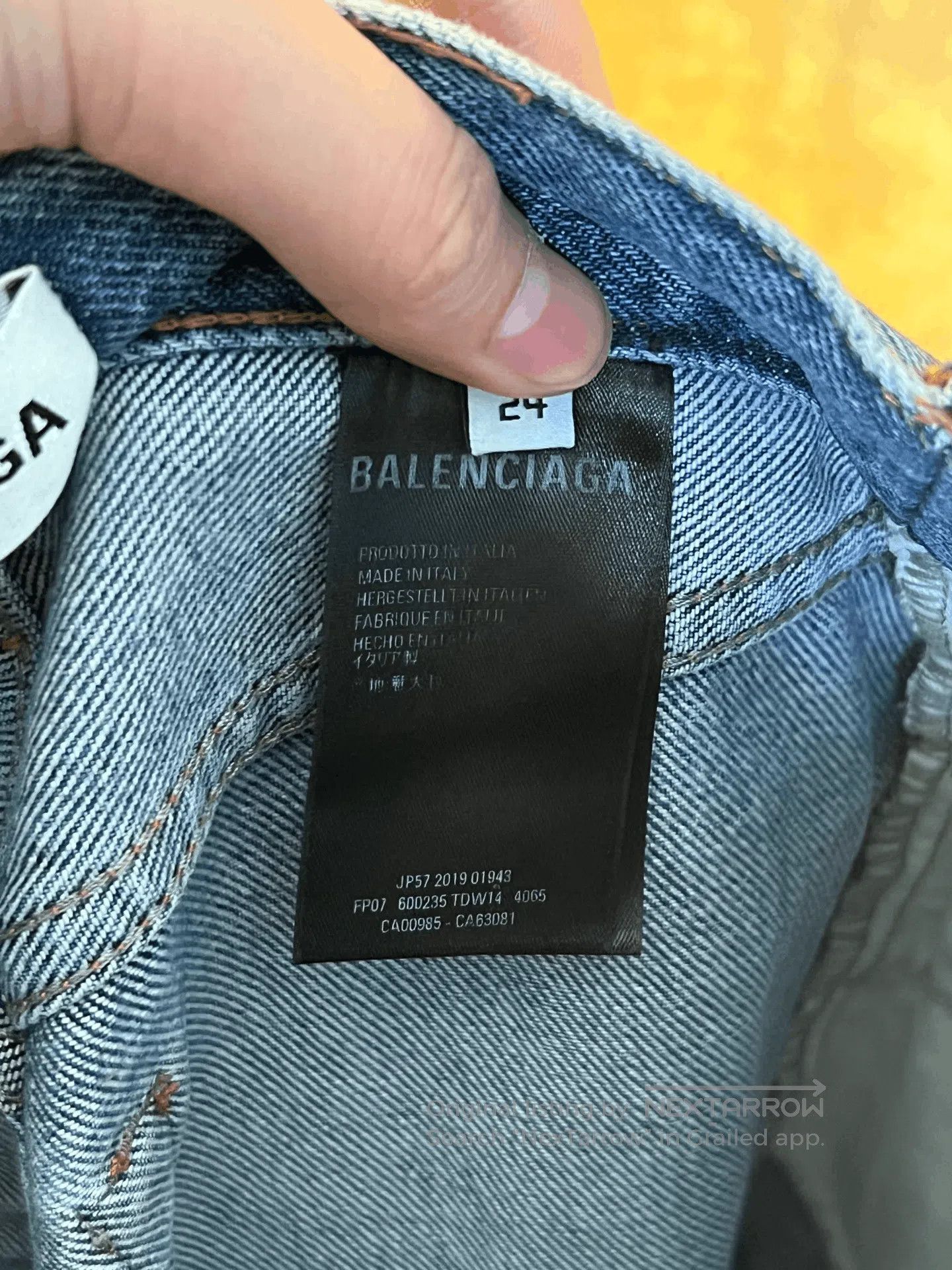 Balenciaga Balenciaga Jeans. Size 24" / US 00 / IT 34 - 4 Thumbnail