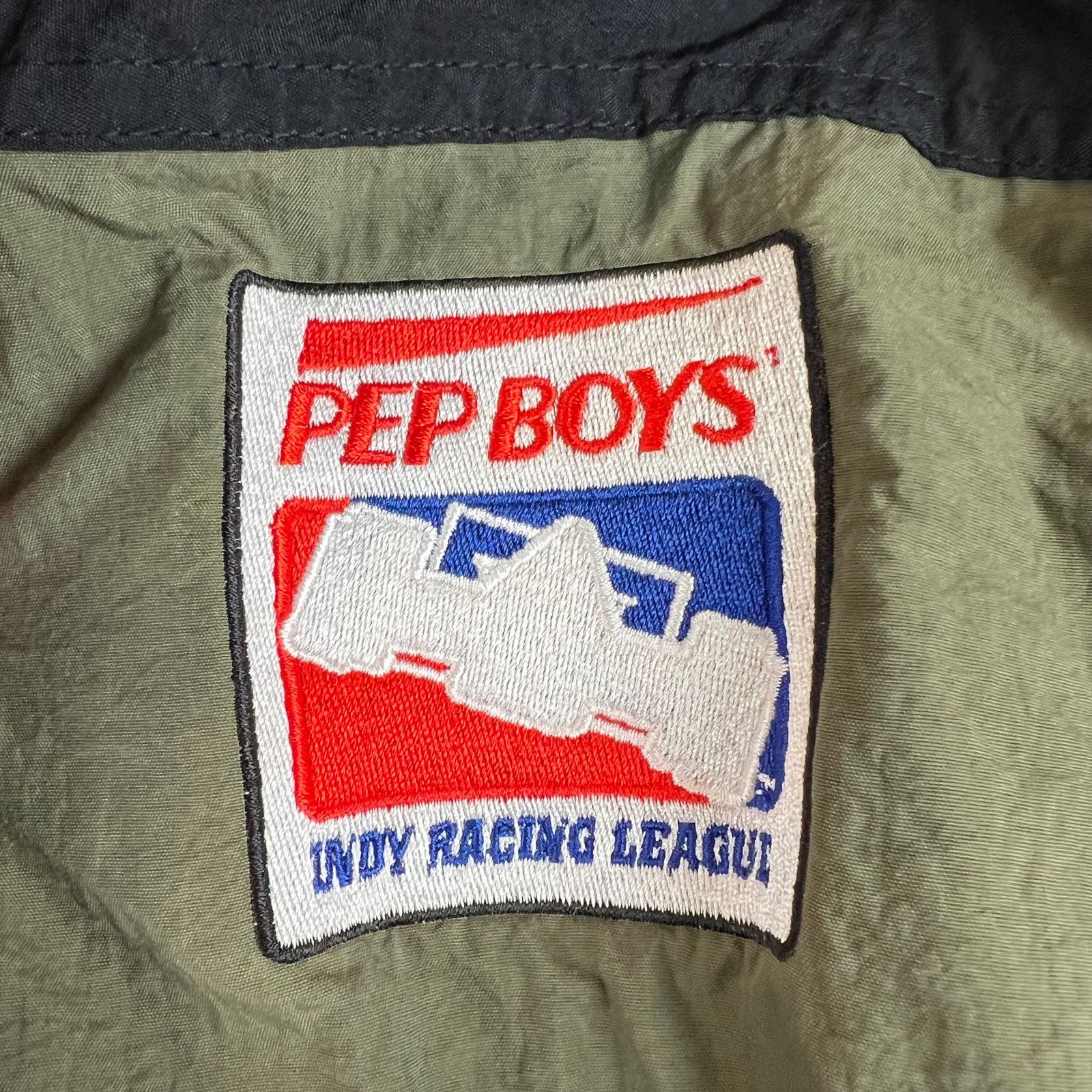 Swingster VTG Pep Boys Indy Racing League Team Green Racing Jacket XL Size US XL / EU 56 / 4 - 2 Thumbnail