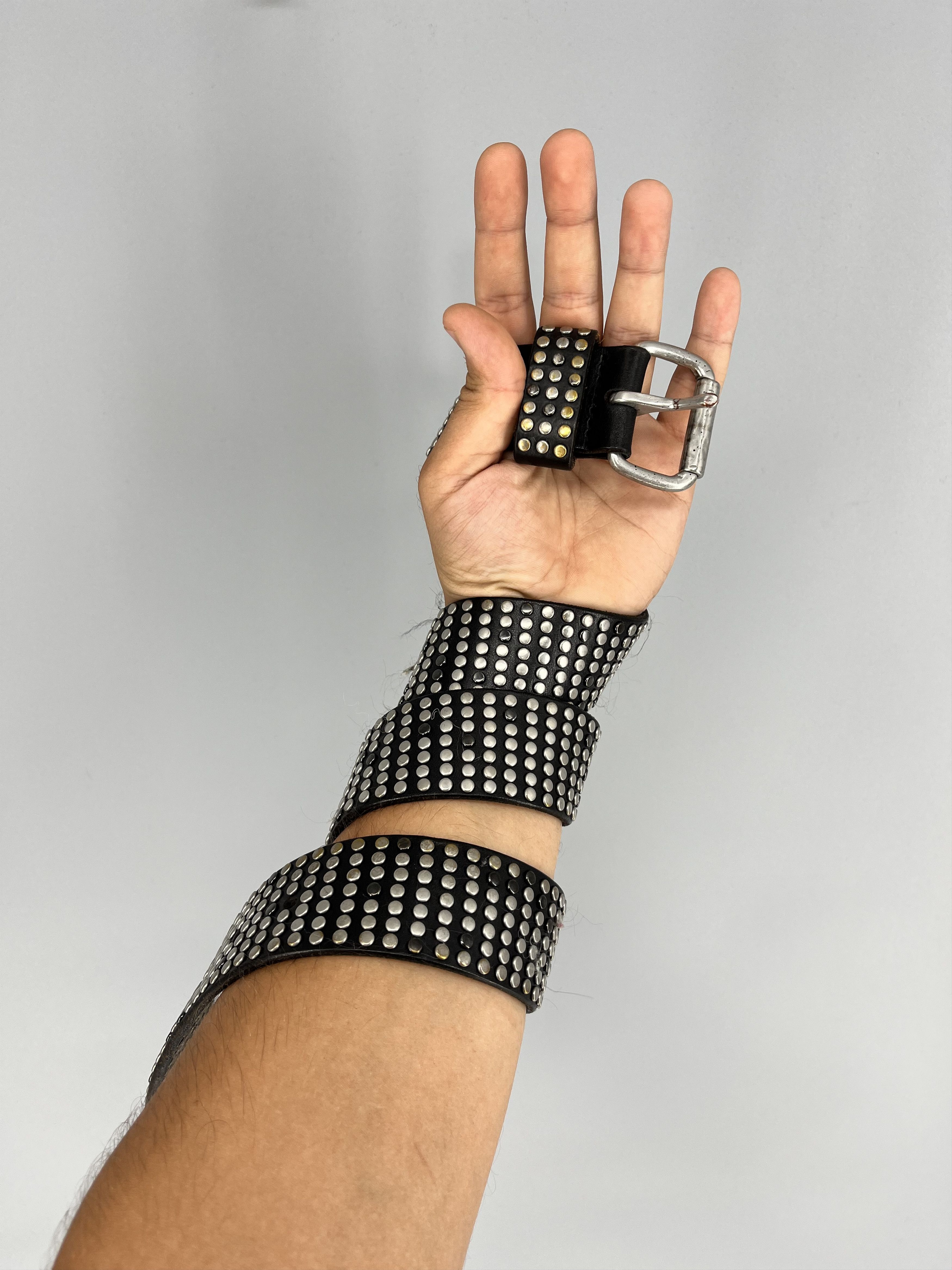 Japanese Brand Vintage 90s Punk Belt Leather Band Rock Y2K 90s Y2K Size ONE SIZE - 1 Thumbnail
