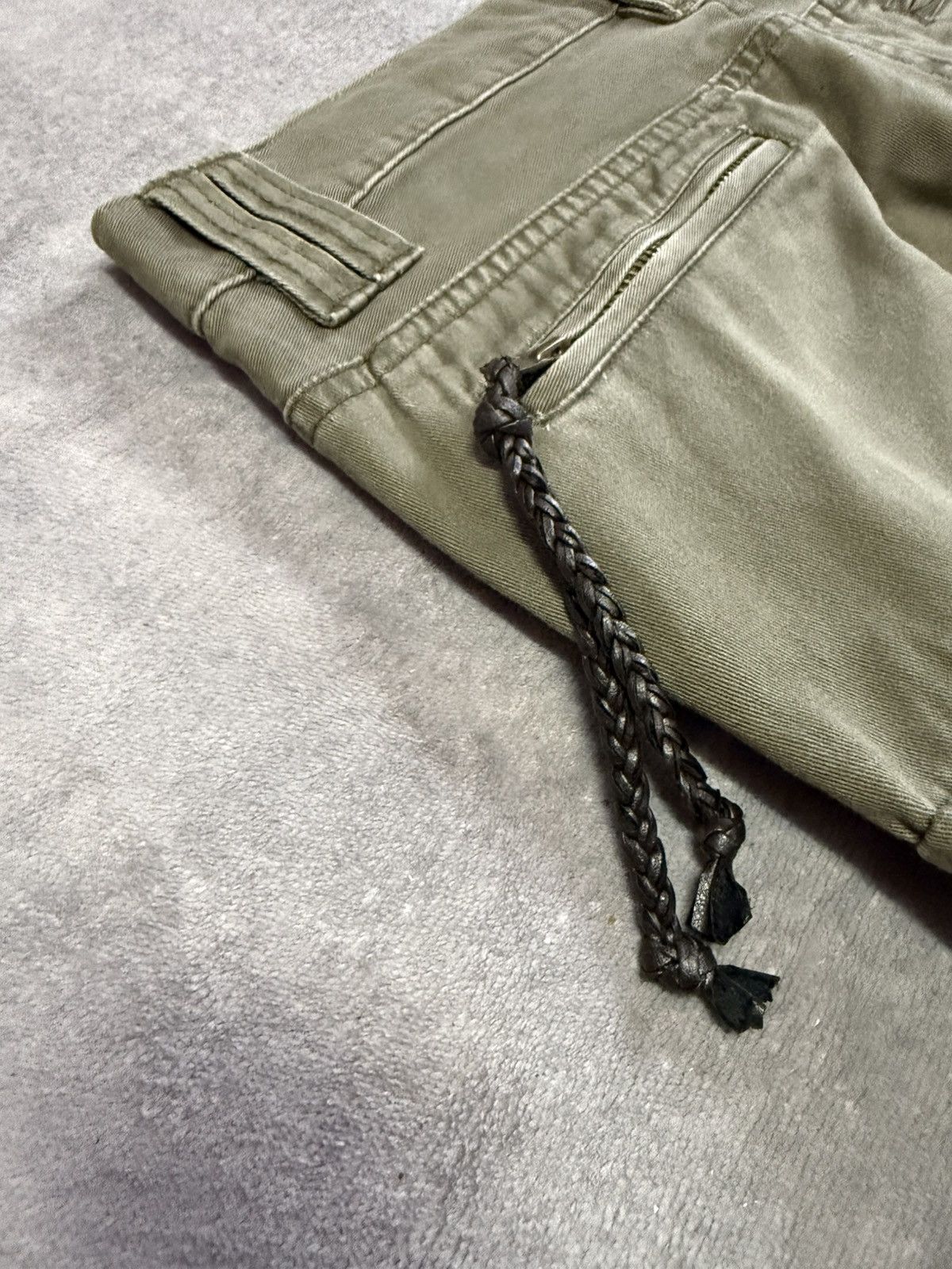 Le Grande Bleu (L.G.B.) 2000s Archive LGB Junya Kapital Style Flared Cargo Pants Size US 32 / EU 48 - 19 Thumbnail