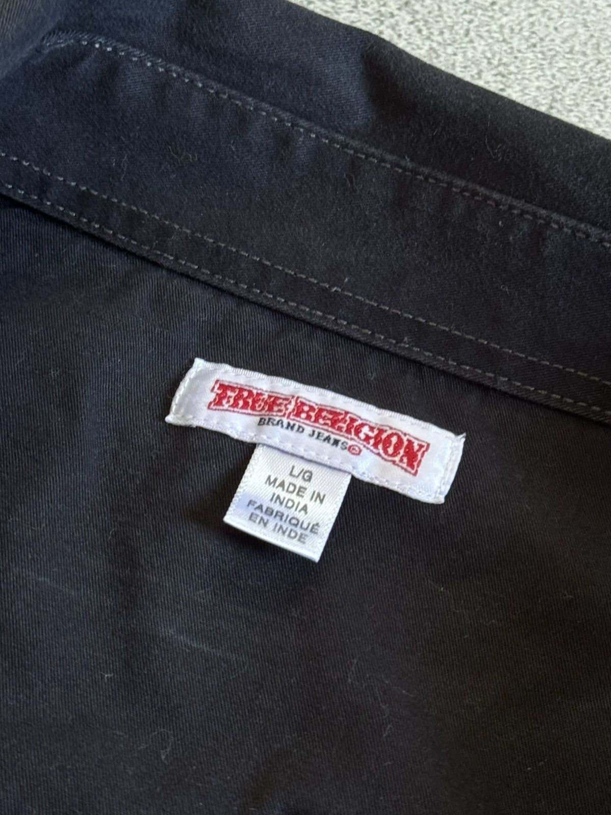 True Religion True Religion L/size UTLTY shirt button up long sleeve LGB Size US L / EU 52-54 / 3 - 7 Thumbnail