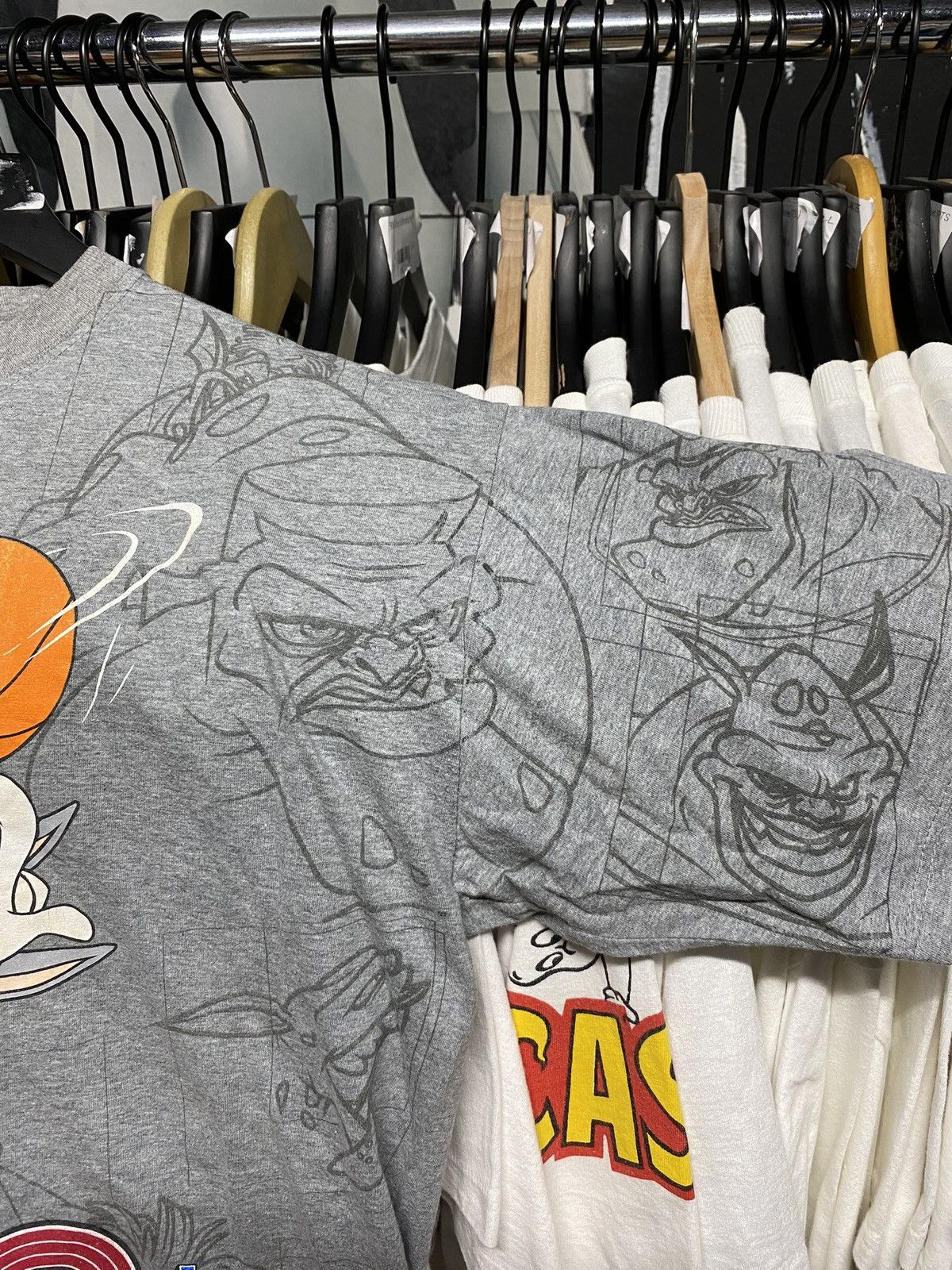 Vintage 90’s Vintage Looney Tunes Space Jam Tee Shirt Large Size US L / EU 52-54 / 3 - 5 Thumbnail