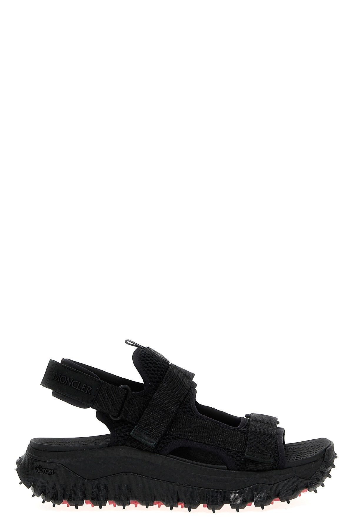 image of Moncler 'trailgrip Vela' Sandals in Black, Men's (Size 12)
