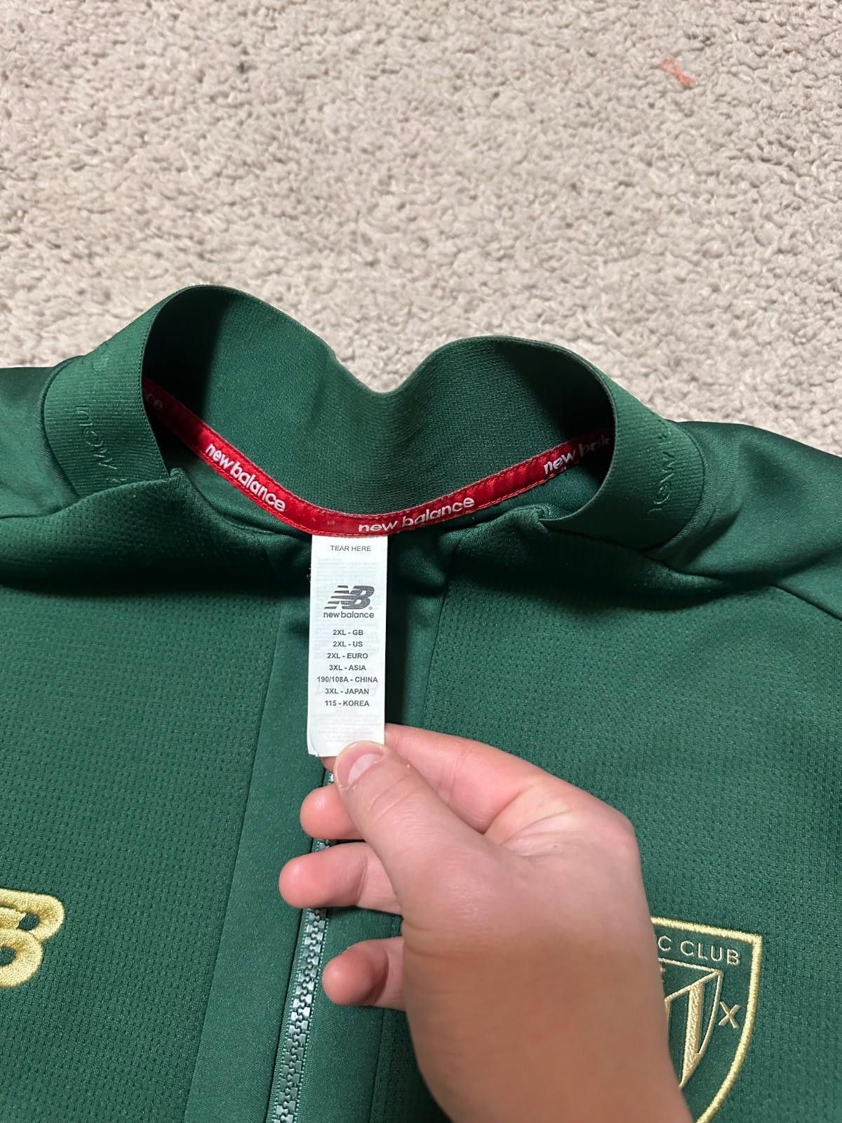 New Balance 2019-20 Athletic Bilbao New Balance 1/4 Zip Training Top Size US XXL / EU 58 / 5 - 5 Thumbnail
