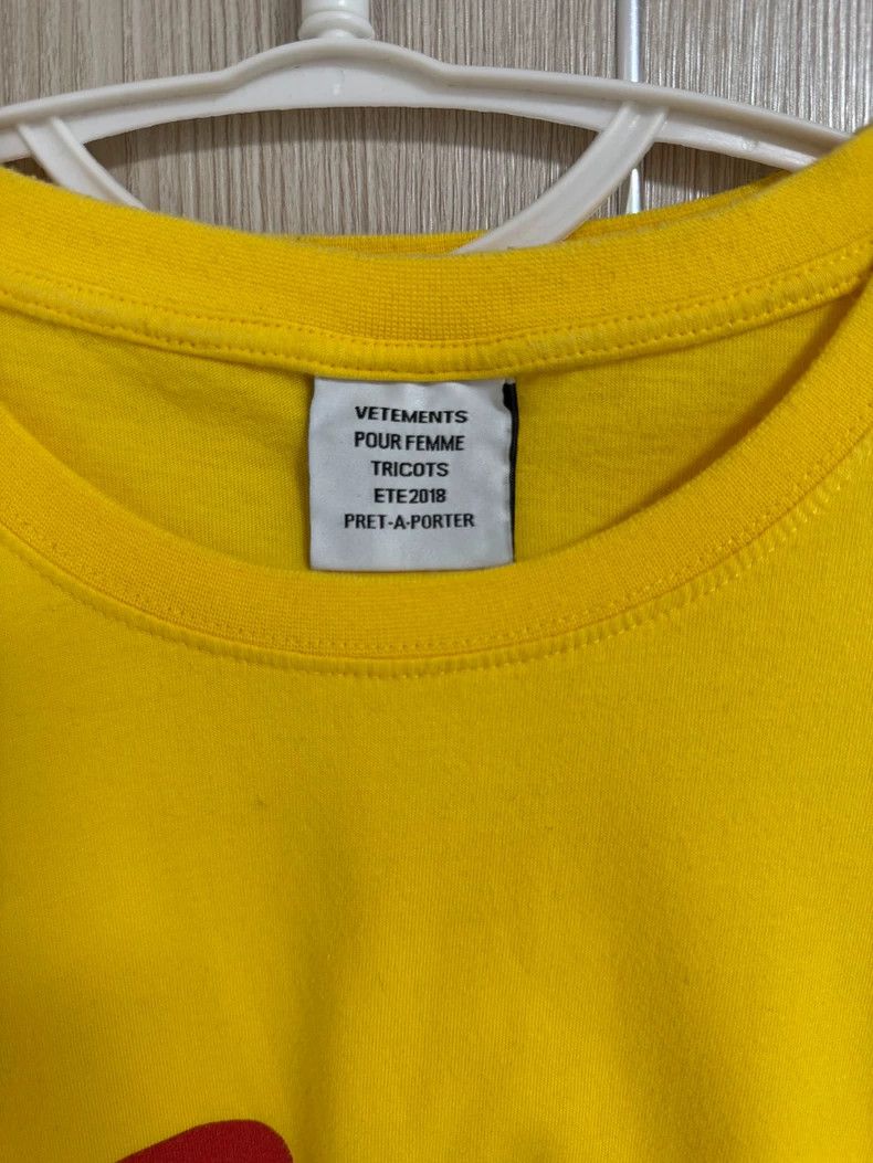 Vetements Vetements 18ss dhl double-layer tee Size US S / EU 44-46 / 1 - 4 Thumbnail