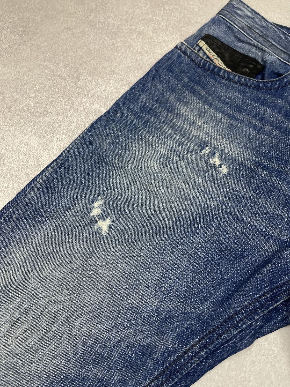 Diesel Mens Diesel Thavar Denim Jeans Blue Y2K Size US 32 / EU 48 - 9 Thumbnail