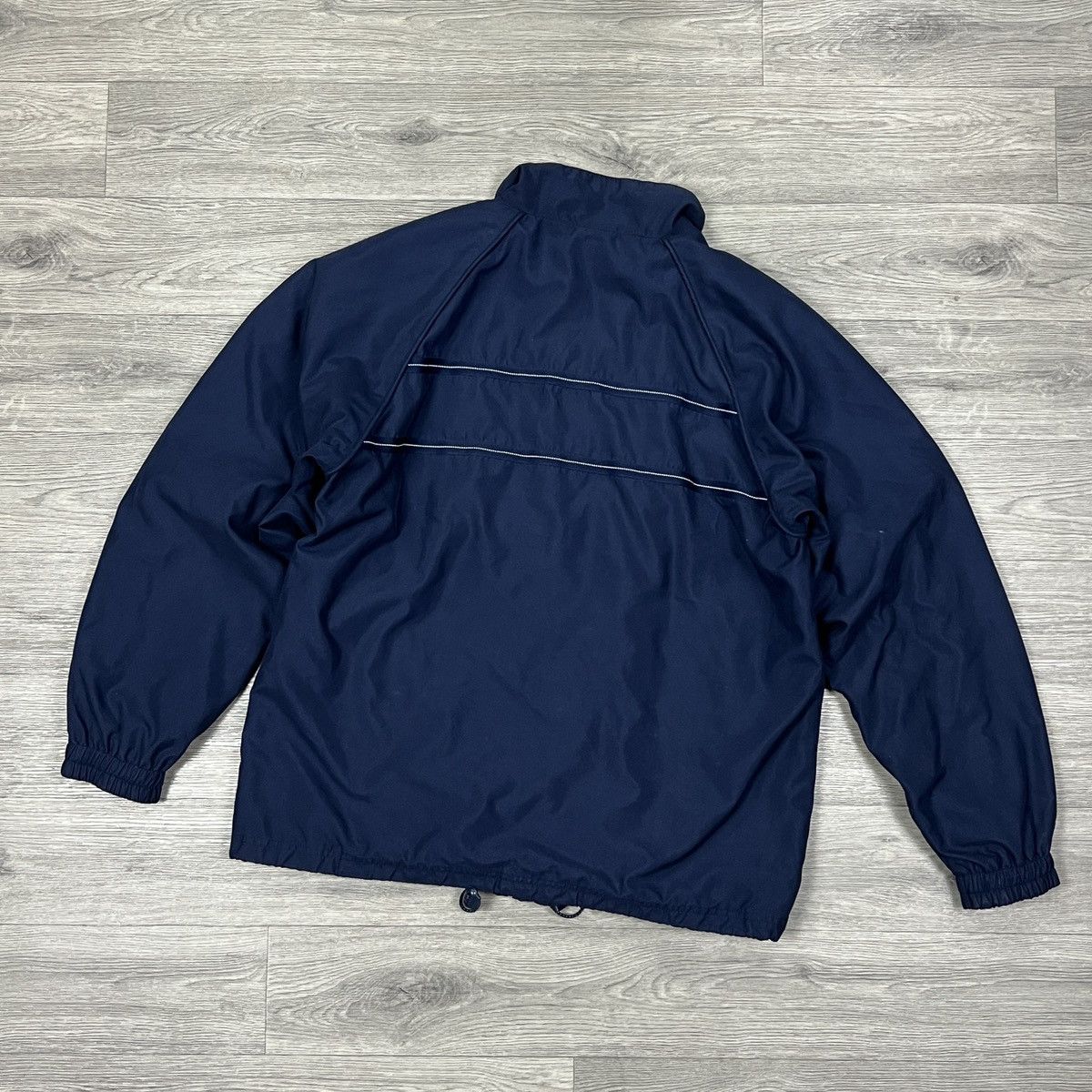 Ellesse Vintage Ellesse Navy Blue Windbreaker Track Jacket Size M Size US M / EU 48-50 / 2 - 8 Thumbnail