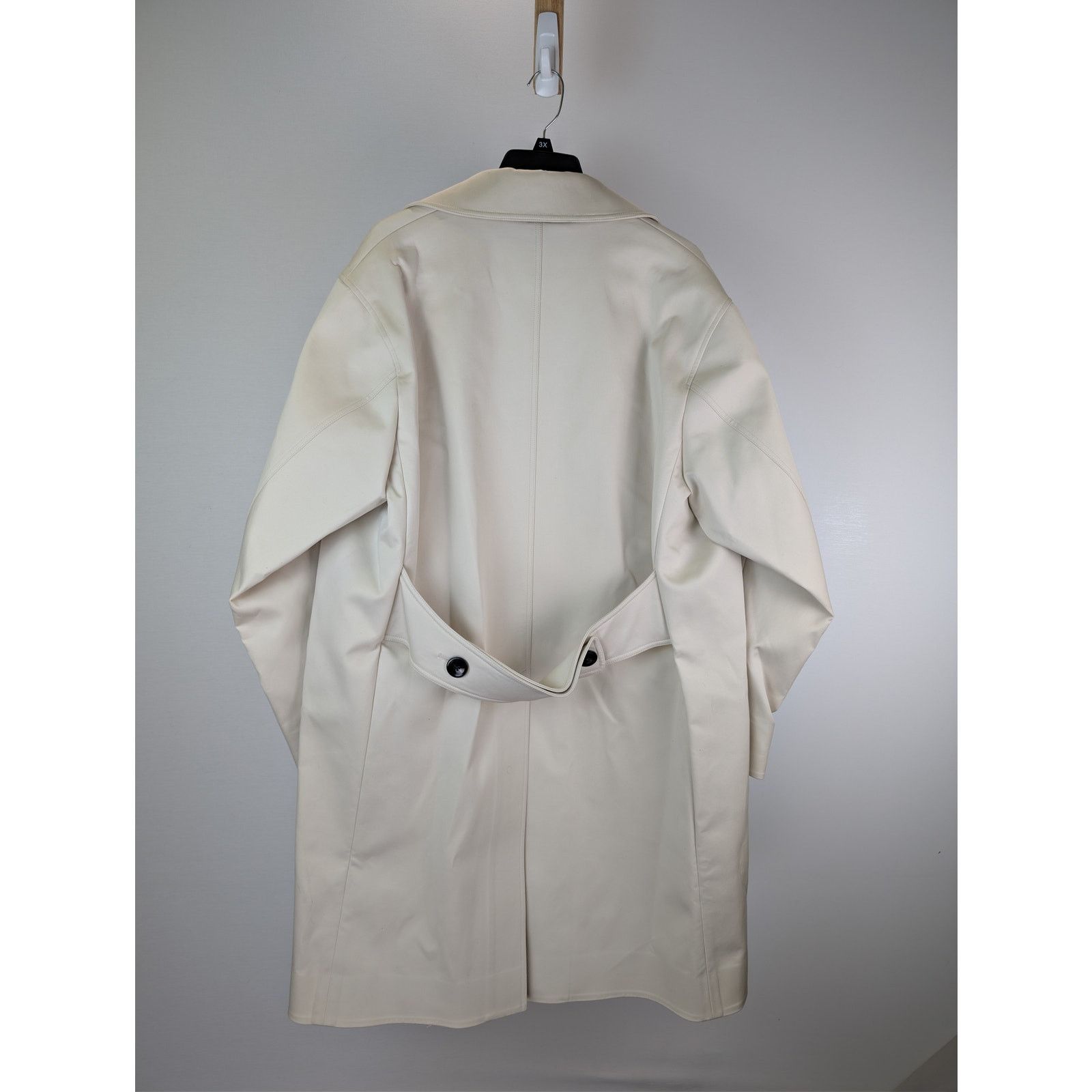 Tom Ford o1rshd1 CC20 Sportswear double-breasted leather coat White Size US M / EU 48-50 / 2 - 12 Thumbnail
