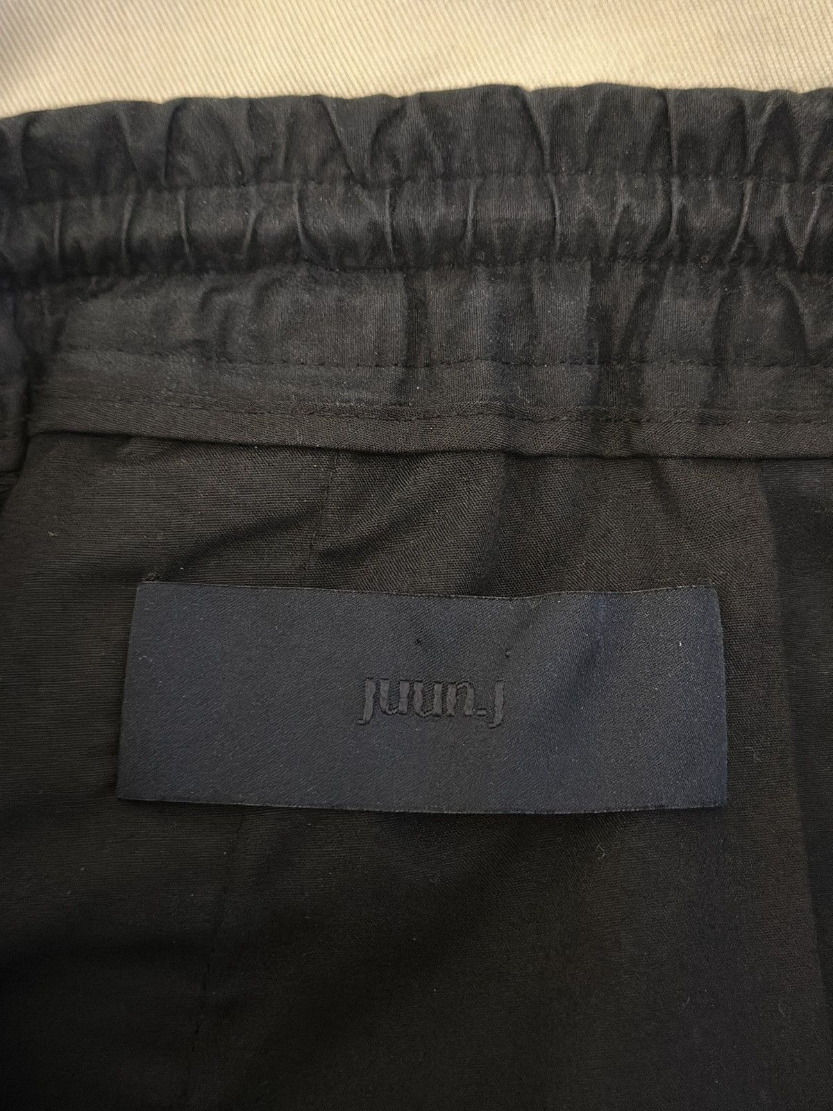 Juun.J Juun.J Black Cargo Pants Size US 32 / EU 48 - 5 Thumbnail