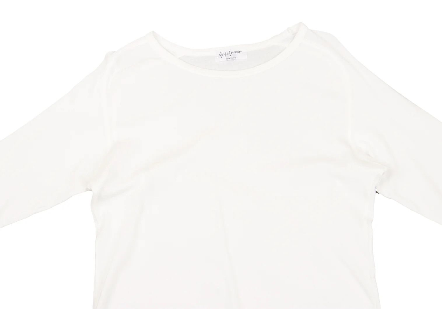 Yohji Yamamoto Yohji Yamamoto Cotton Ribbed Cutsew Off 3 Size US XS / EU 42 / 0 - 2 Thumbnail