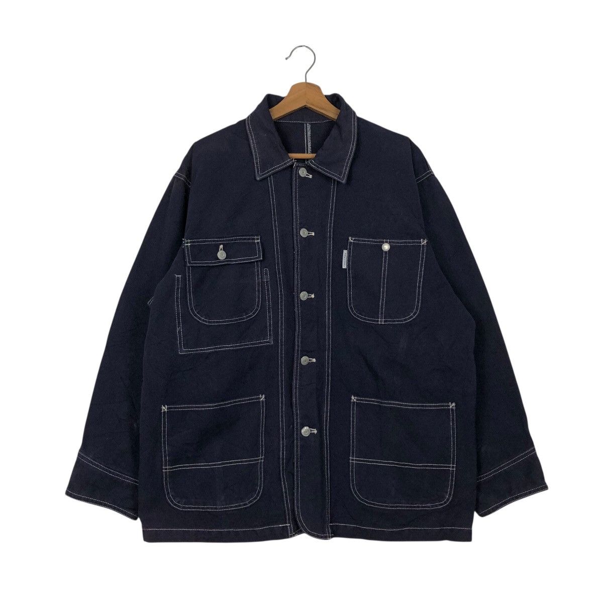 Japanese Brand 📌Vintage Chore Work Jacket Detroit Neyries Issey Miyake Size US M / EU 48-50 / 2 - 2 Thumbnail