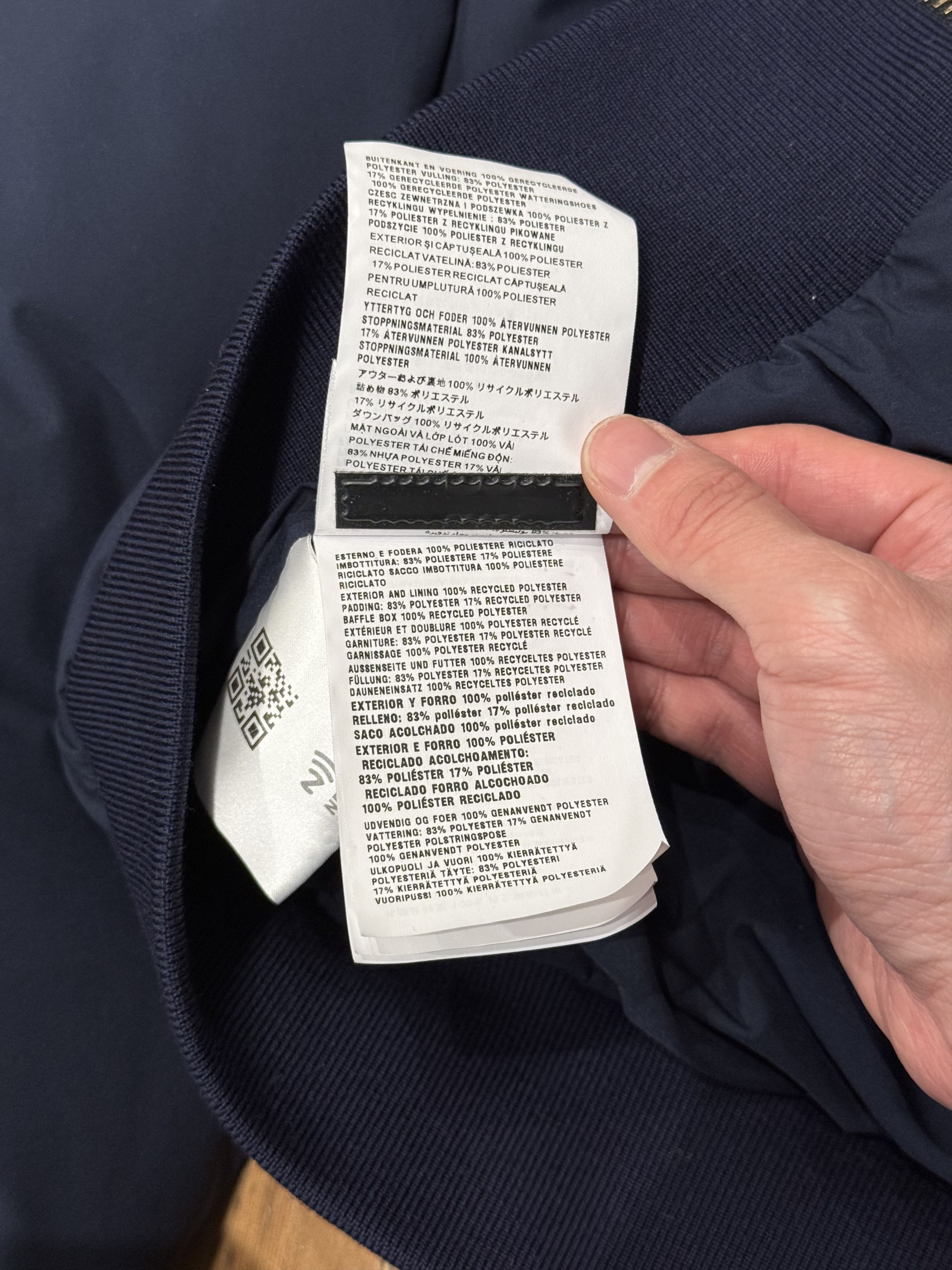 Miu Miu MIU MIU DOWN HOODED BOMBER JACKET ‘NAVY’ Size US L / EU 52-54 / 3 - 7 Thumbnail