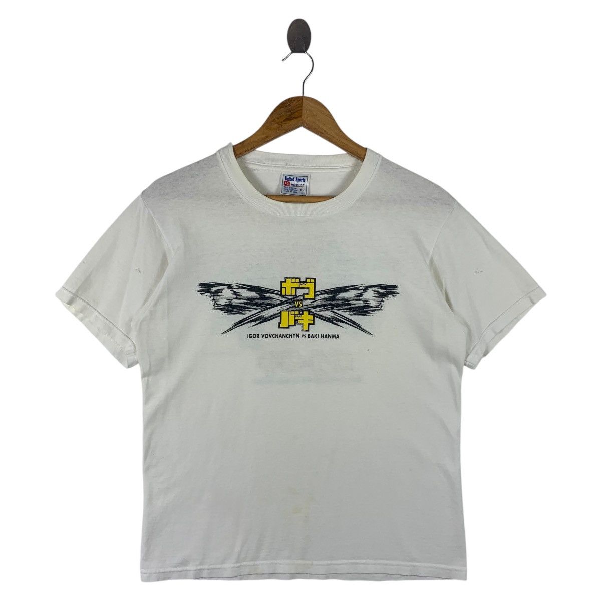 Anime × Japanese Brand Vintage IGOR VOVCHANCHYN X BAKI HANMA Japanese anime tee Size US S / EU 44-46 / 1 - 2 Thumbnail