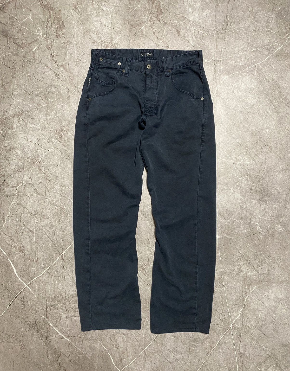 Vintage Armani Jeans Metal Logo Size 30