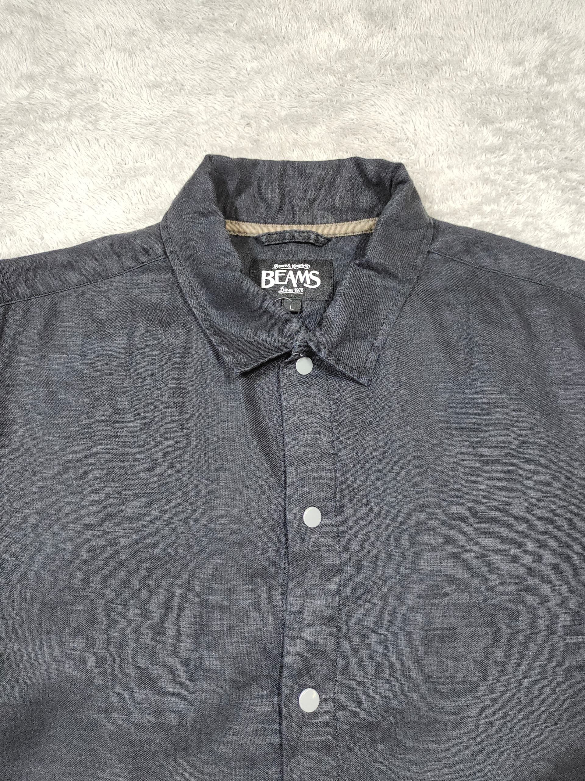 Beams Plus BEAMS SNAP BUTTON LONG SLEEVE SHIRT Size US L / EU 52-54 / 3 - 3 Thumbnail