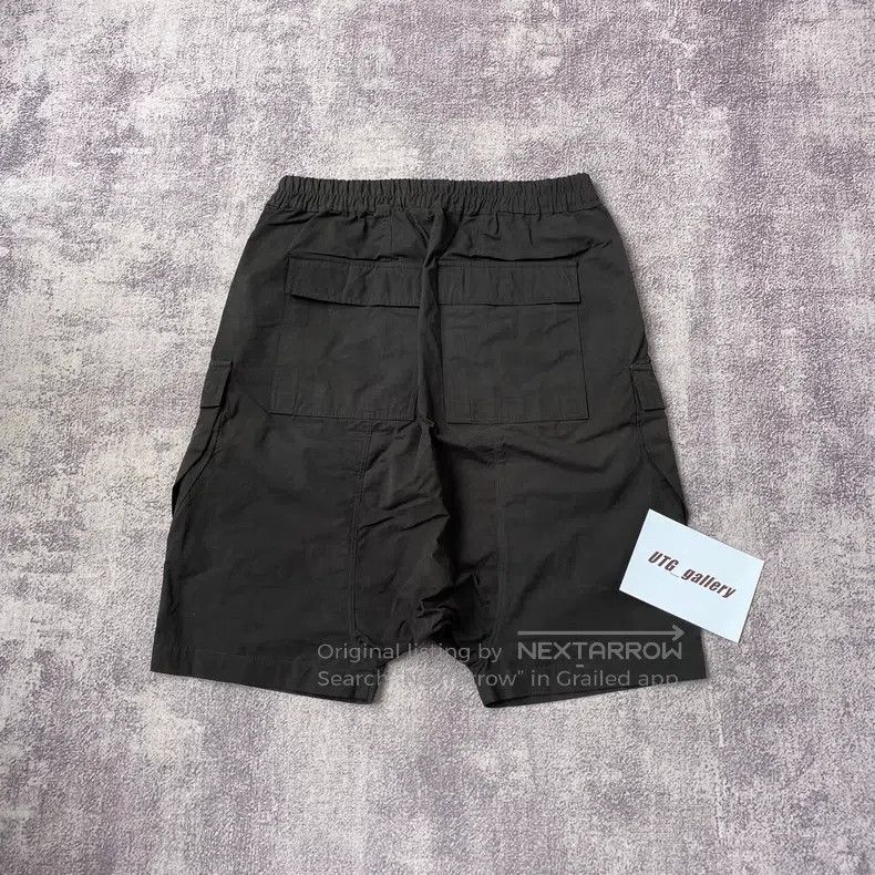 Rick Owens RICK OWENS size L Black pocket drop-crotch shorts Size US 27 - 2 Thumbnail