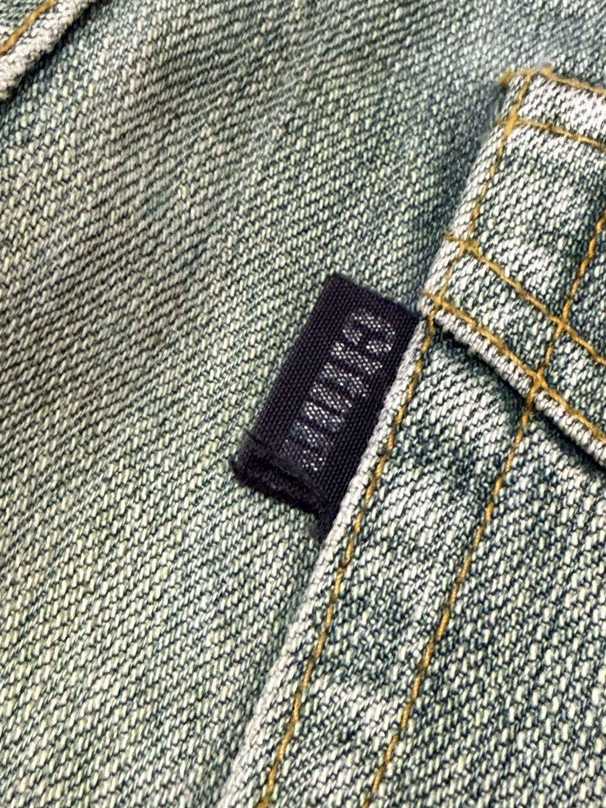 Blue Blue Japan × Hoodlamb × Japanese Brand Circulation Japan Hemp denim blend Weed Dyed Flared Jeans Size US 32 / EU 48 - 17 Thumbnail