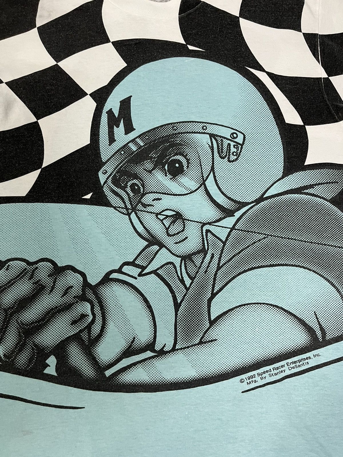 Band Tees × Vintage Vintage Speed Racer 90s AOP t shirt anime 1992 Size US L / EU 52-54 / 3 - 5 Thumbnail