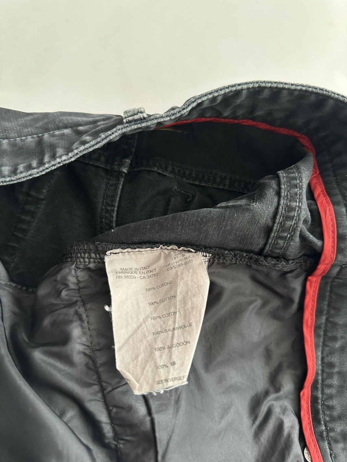 Prada Prada Early 2000’s Washed Heavy Cotton Pants Size US 30 / EU 46 - 10 Thumbnail
