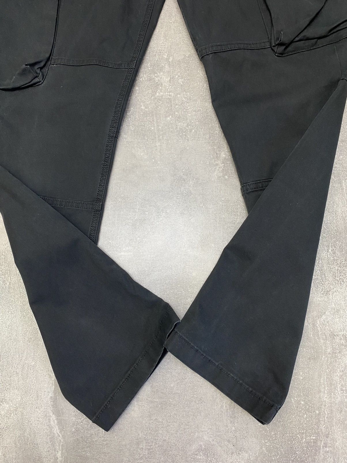 Calvin Klein × Japanese Brand × Vintage Cargo Calvin Klein Pants Pockets Trousers Black Size US 31 - 11 Thumbnail