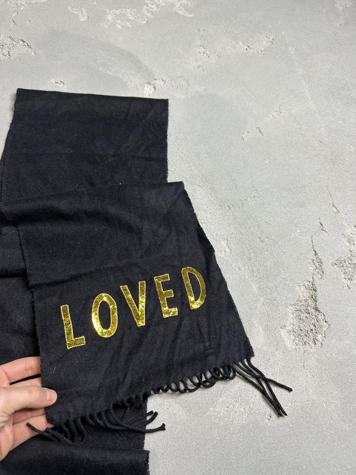 Jean Paul Gaultier × Vintage Gucci Silk Cashemere long Scarf LOVED Size ONE SIZE - 8 Thumbnail