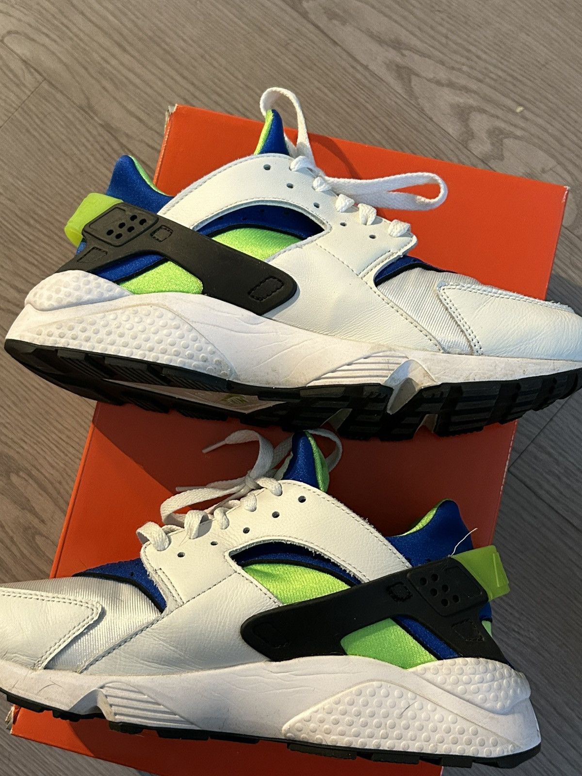 Nike Nike Air Huarache OG Scream Green Size US 9.5 / EU 42-43 - 2 Thumbnail