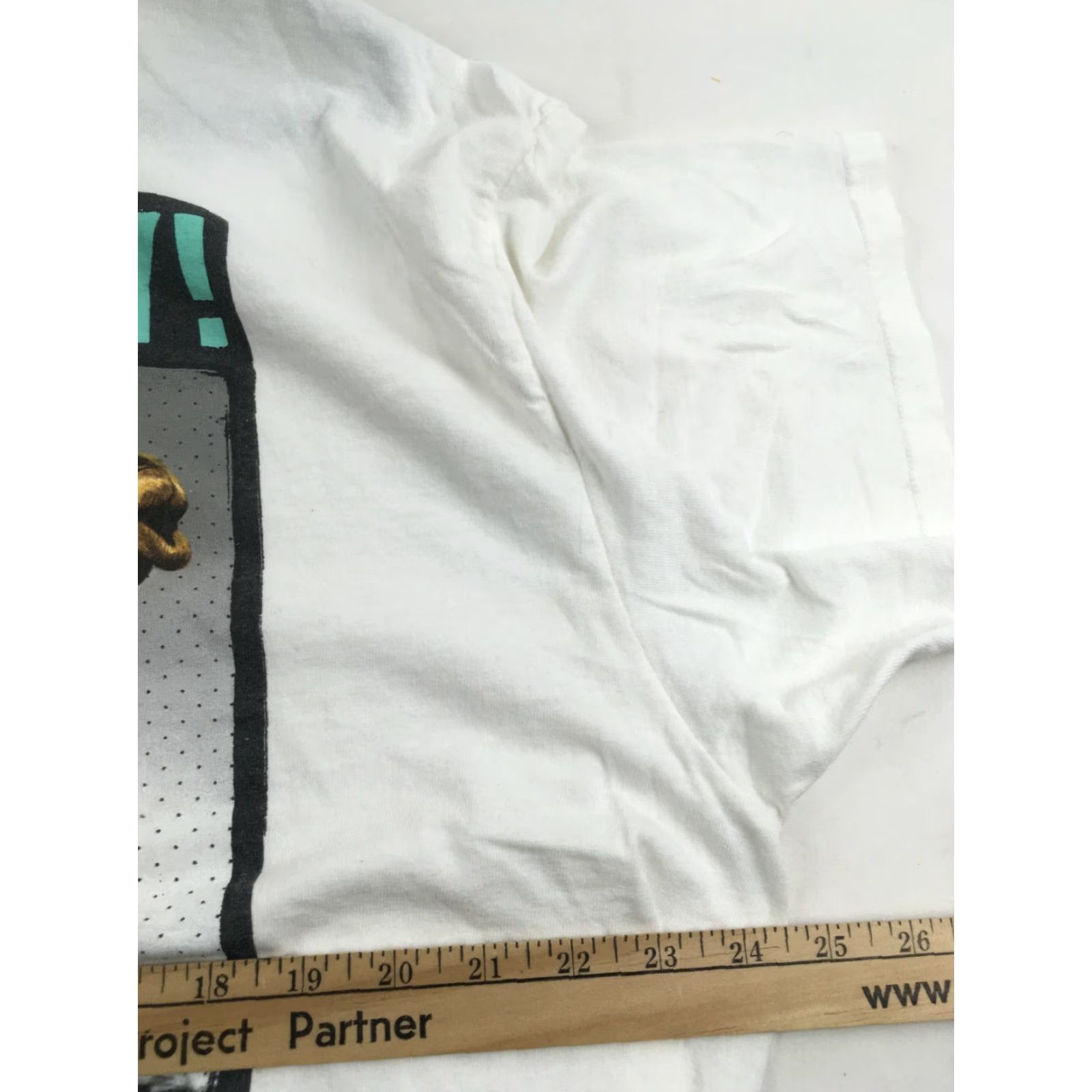Vintage Delta Pro Weight Shirt Men's XL White Crew Neck Short Sleeve T-Shirt Funny Hump Day Woot Woot Size US XL / EU 56 / 4 - 4 Thumbnail