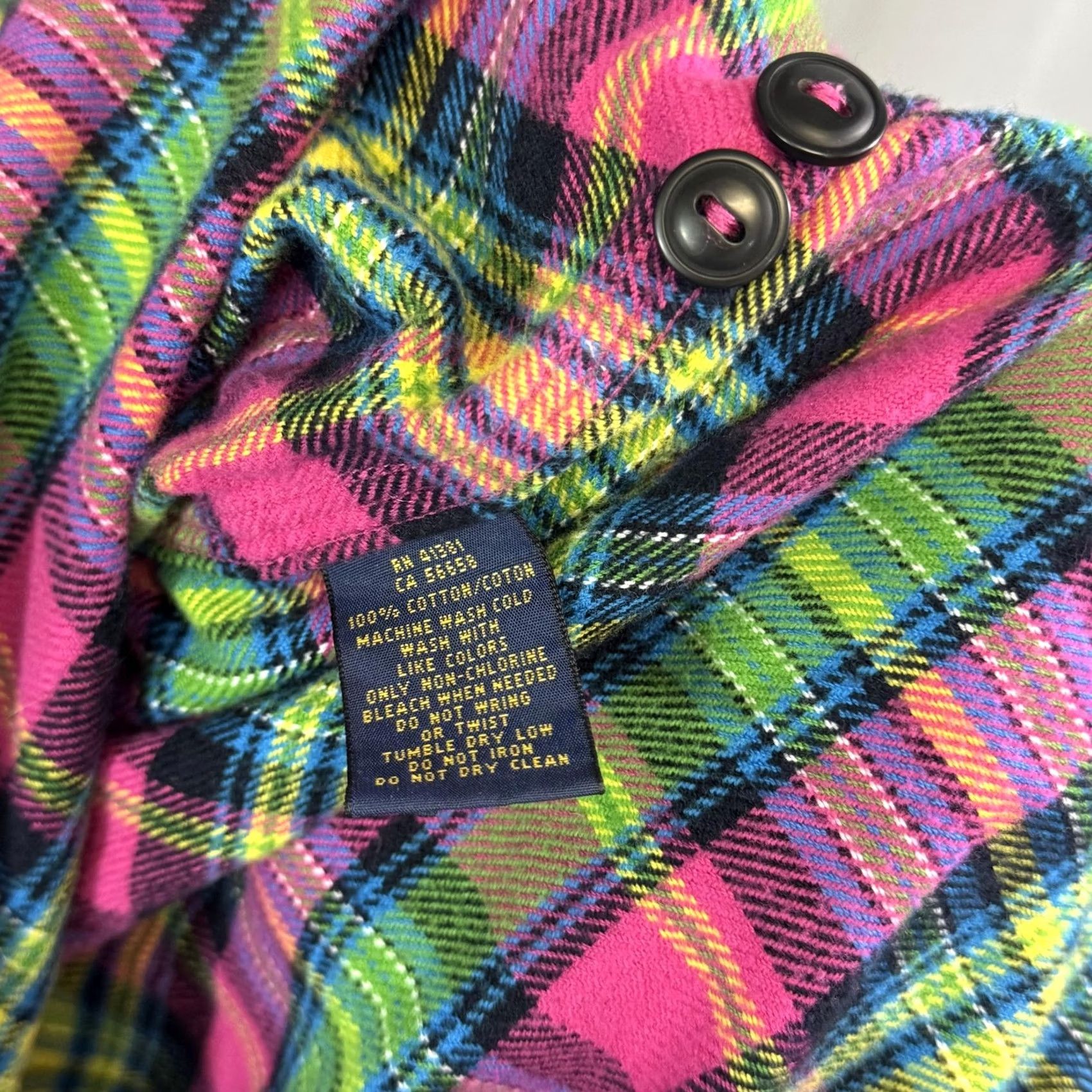 Polo Ralph Lauren Polo Ralph Lauren Shirt Mens Medium Pink Green Plaid Flannel Long Sleeve Cotton Button-Up Casual Size US M / EU 48-50 / 2 - 5 Thumbnail