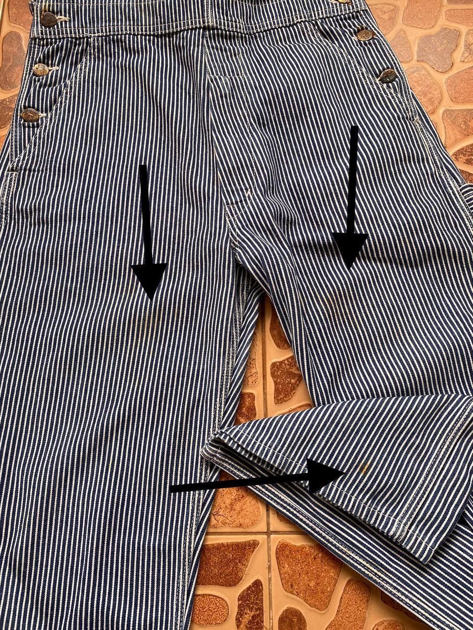 Big John × Vintage Vintage Hikory Railroad Overall By Big John Size US 31 - 14 Thumbnail