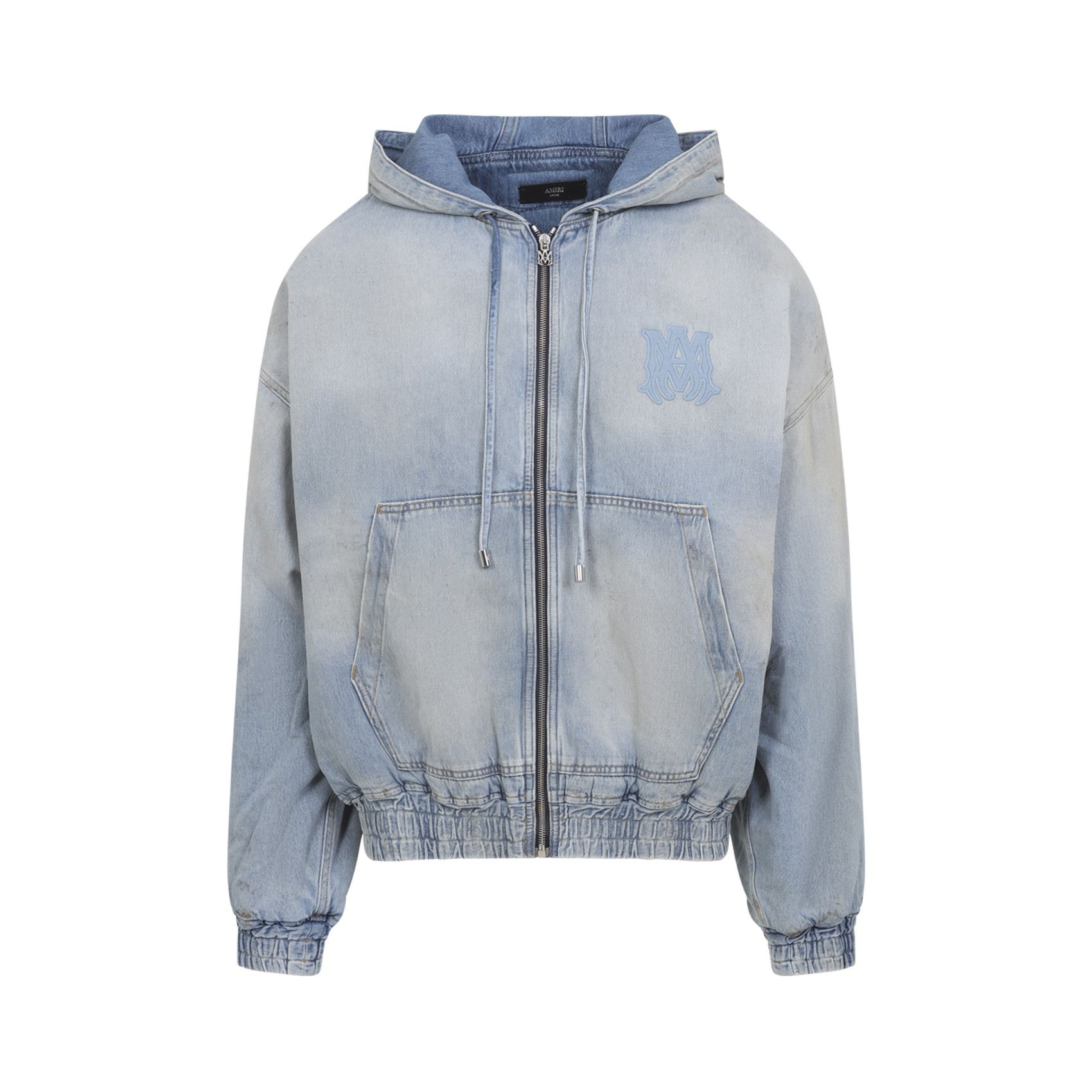 Amiri Amiri Ma Denim Zip Hoodie Size US L / EU 52-54 / 3 - 1 Thumbnail
