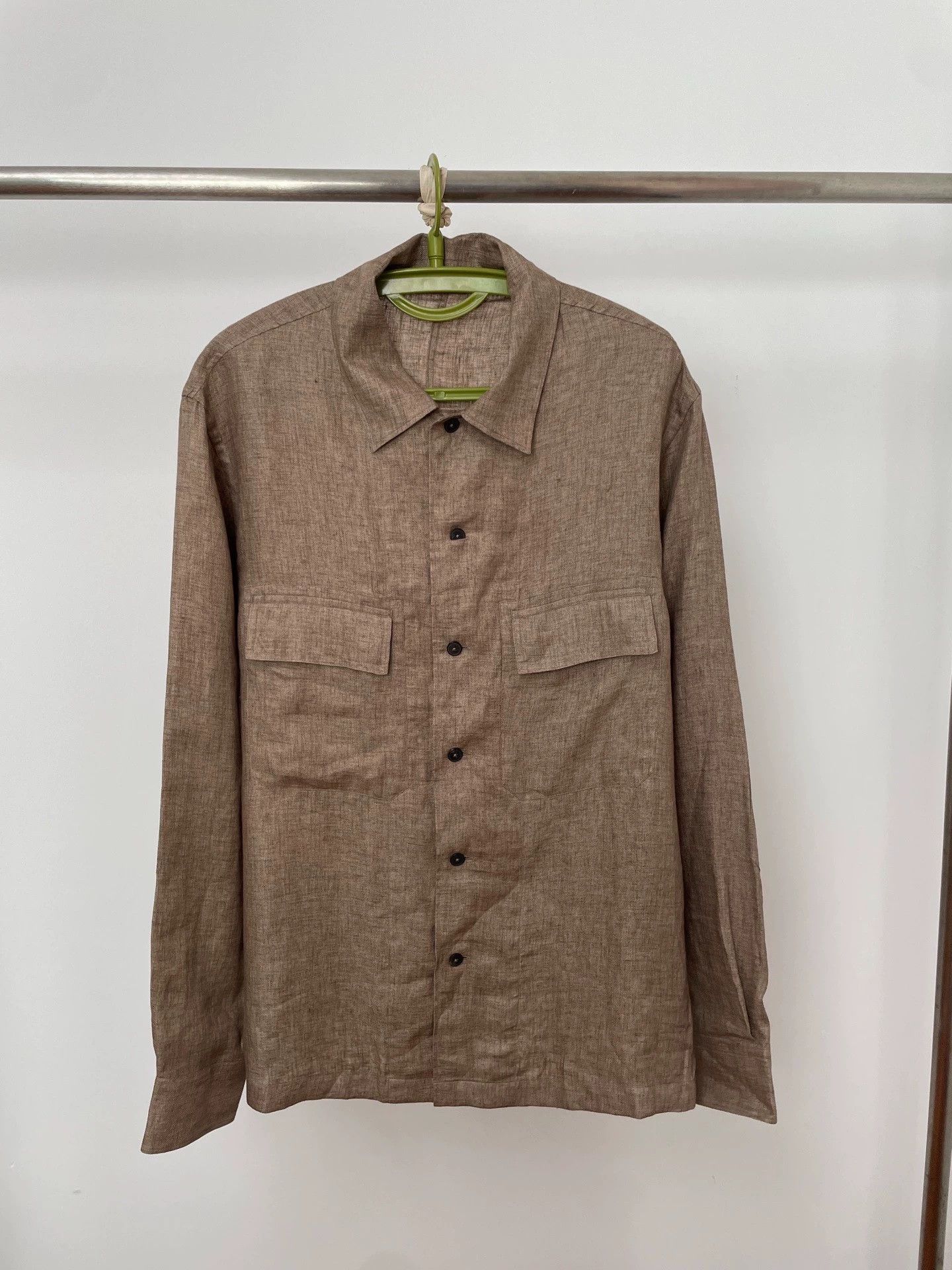 Ermenegildo Zegna Zegna Main Line Linen Shirt New Size L Size US L / EU 52-54 / 3 - 1 Thumbnail