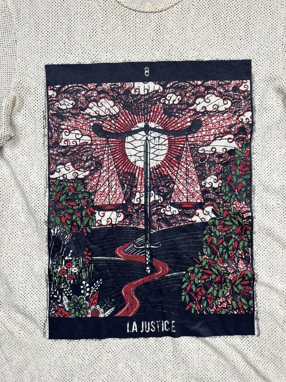 Dior Dior - Christian Dior S/S20 “La Justice” Tarot Graphic Shirt Size S / US 4 / IT 40 - 5 Thumbnail