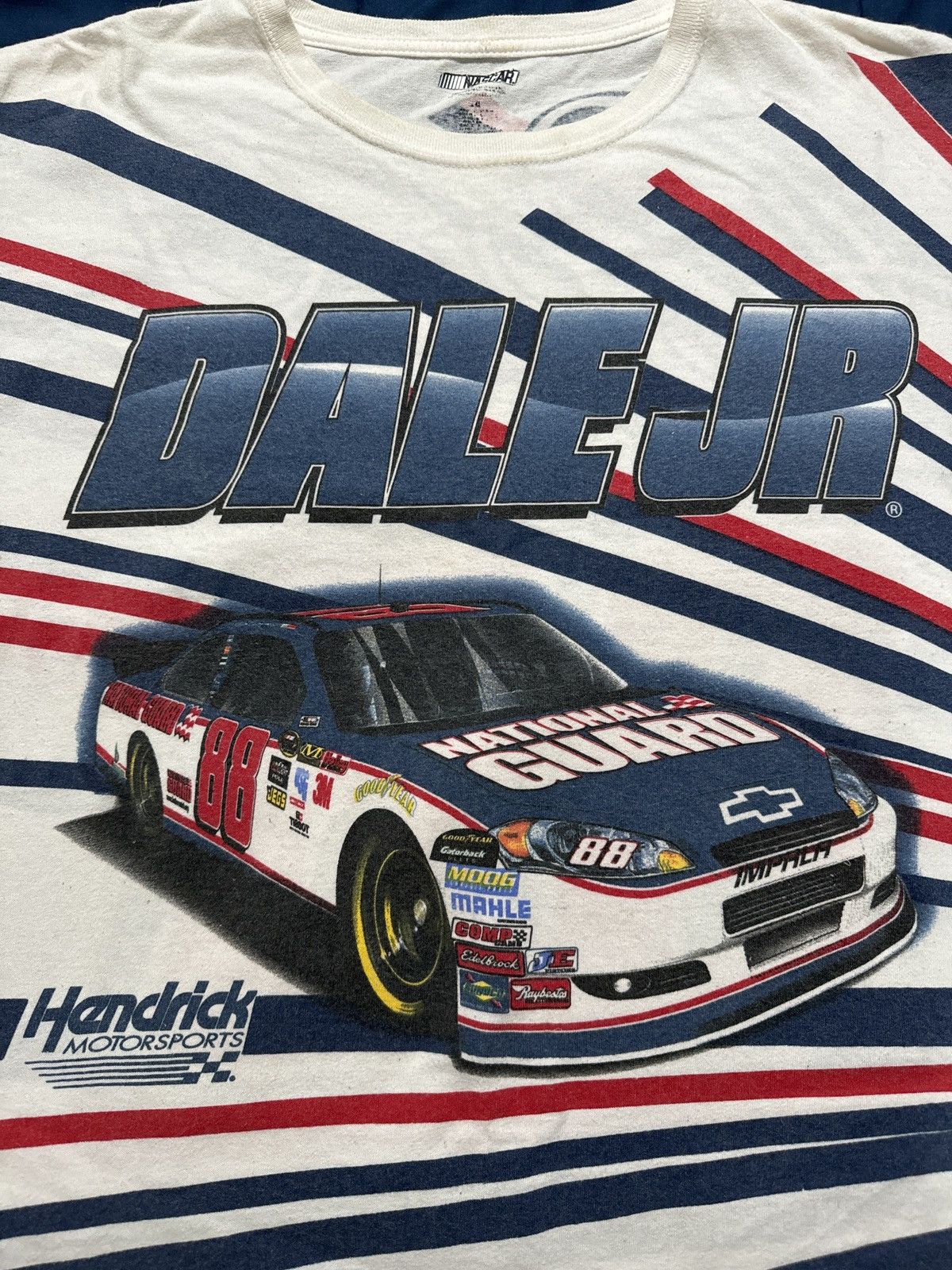 NASCAR × Vintage Dale Jr full print t shirt size 2XL Size US XXL / EU 58 / 5 - 2 Thumbnail