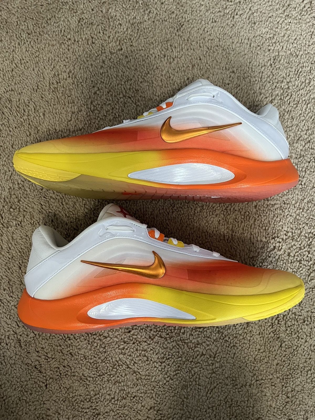 Nike Size US W 13.5/ M 12 A'ja Nike A'ja Wilson A'One Candy Corn Size US 12 / EU 45 - 5 Thumbnail