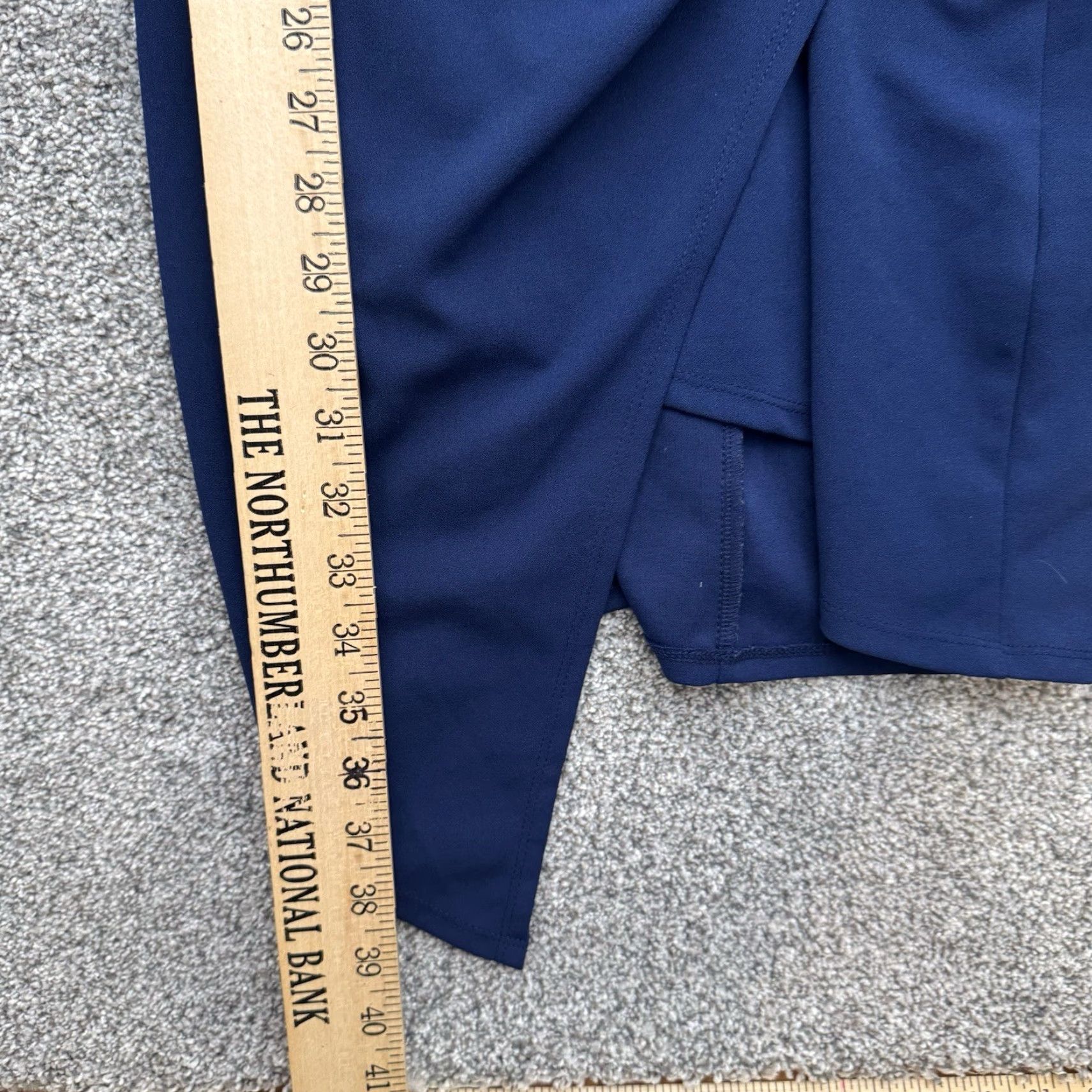 Vintage Revamped Faux Wrap Slip Dress M Women's Blue Polyester Spandex Short Bodycon Mini 90s Y2K Sexy Minimalist Party Cocktail Size M / US 6-8 / IT 42-44 - 4 Thumbnail
