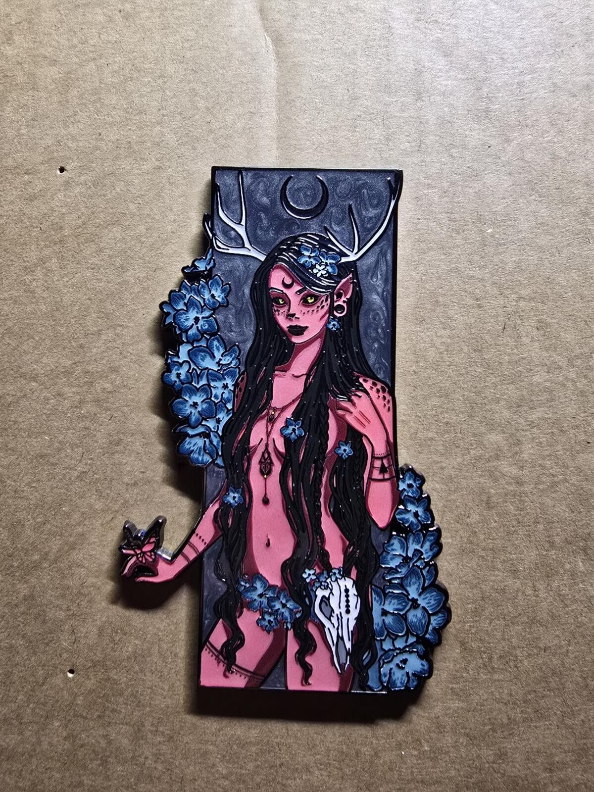 Other Limited Edition Lewd Anime Enamel Pin - Fantasy Deer Girl Size ONE SIZE - 1 Thumbnail
