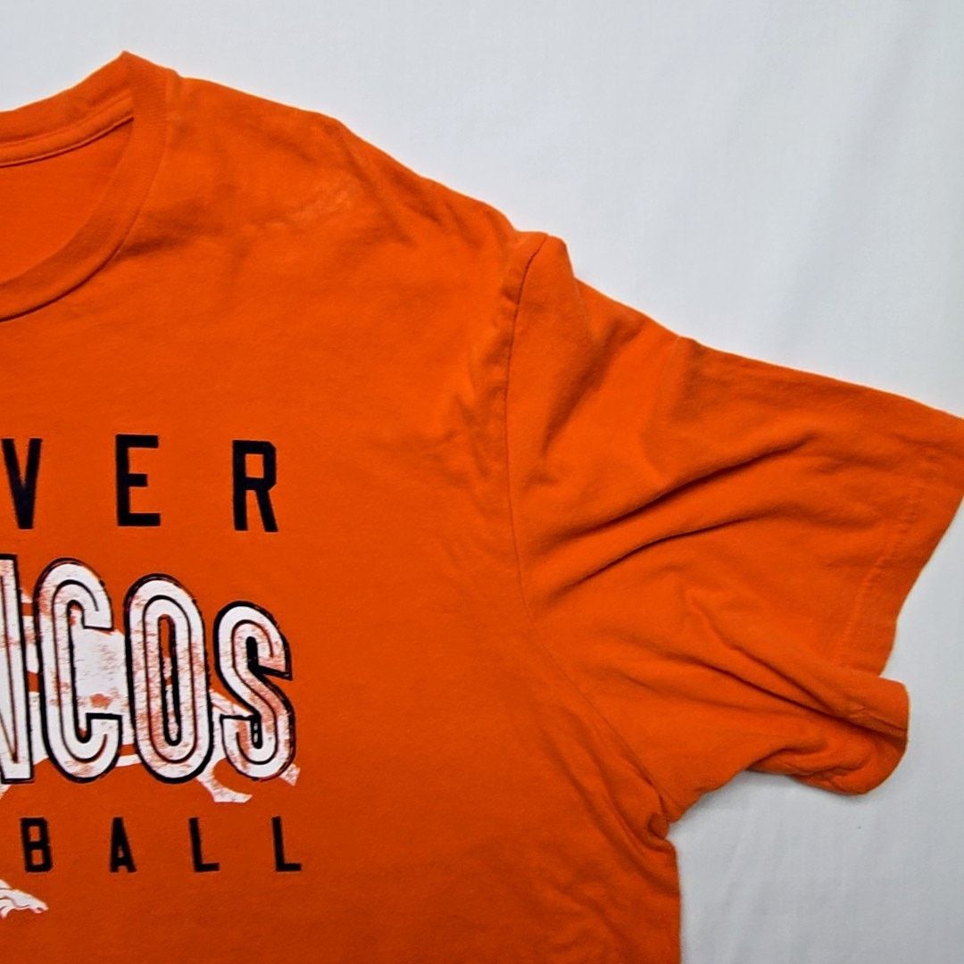 NFL Denver Broncos Football Shirt NFL Orange Graphic Tee 2XL Size US XXL / EU 58 / 5 - 5 Thumbnail